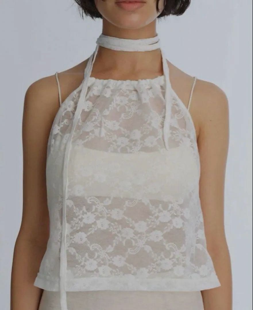 m*e様 DRAW DRAWERS Lace 2way Tops 完売色