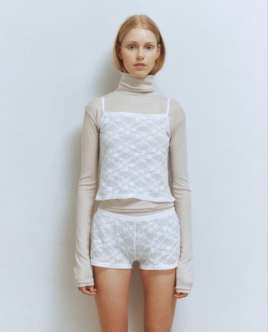 m*e様 DRAW DRAWERS Lace 2way Tops 完売色