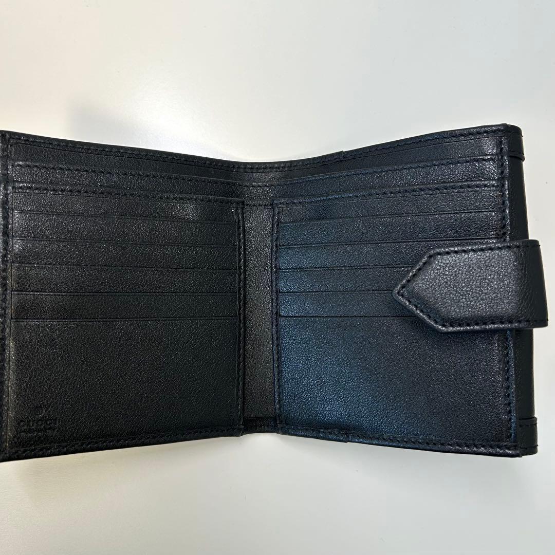 【新品未使用】GUCCI 二つ折財布　バンブー　ダイアナ 671789 2184