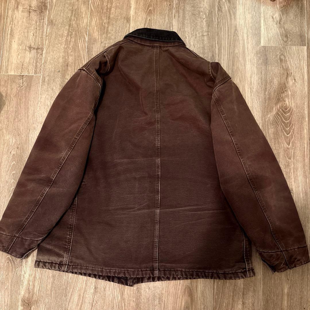メ*ル様 Carhartt カーハート ミシガンチョアコート ダークブラウン X