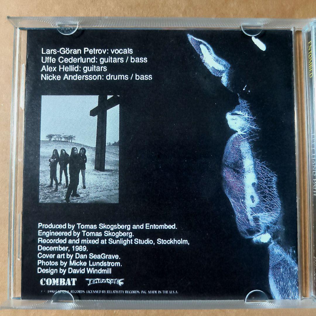 洋楽 ENTOMBED left hand path