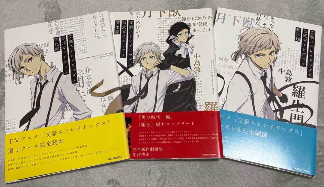 文豪ストレイドッグス1〜21巻+beast4巻セット+公式ガイドブック3冊+小説
