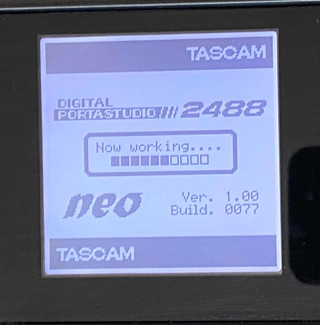 TASCAM　2488neo マルチトラックレコーダー 故障品