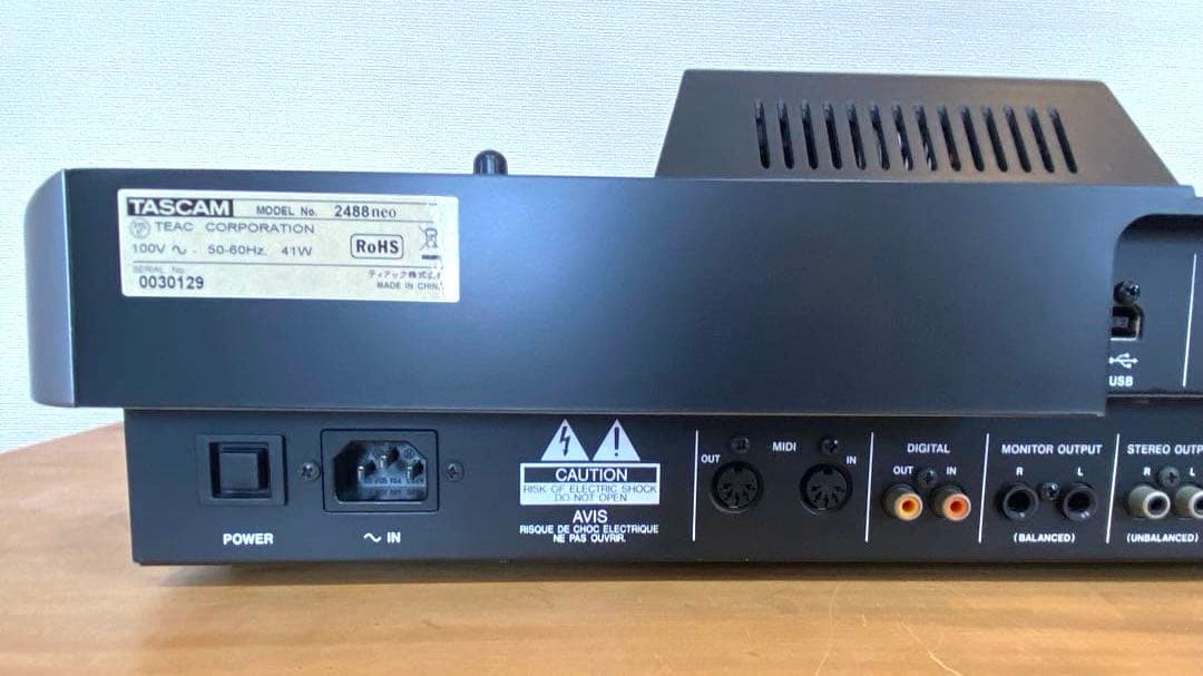 TASCAM　2488neo マルチトラックレコーダー 故障品