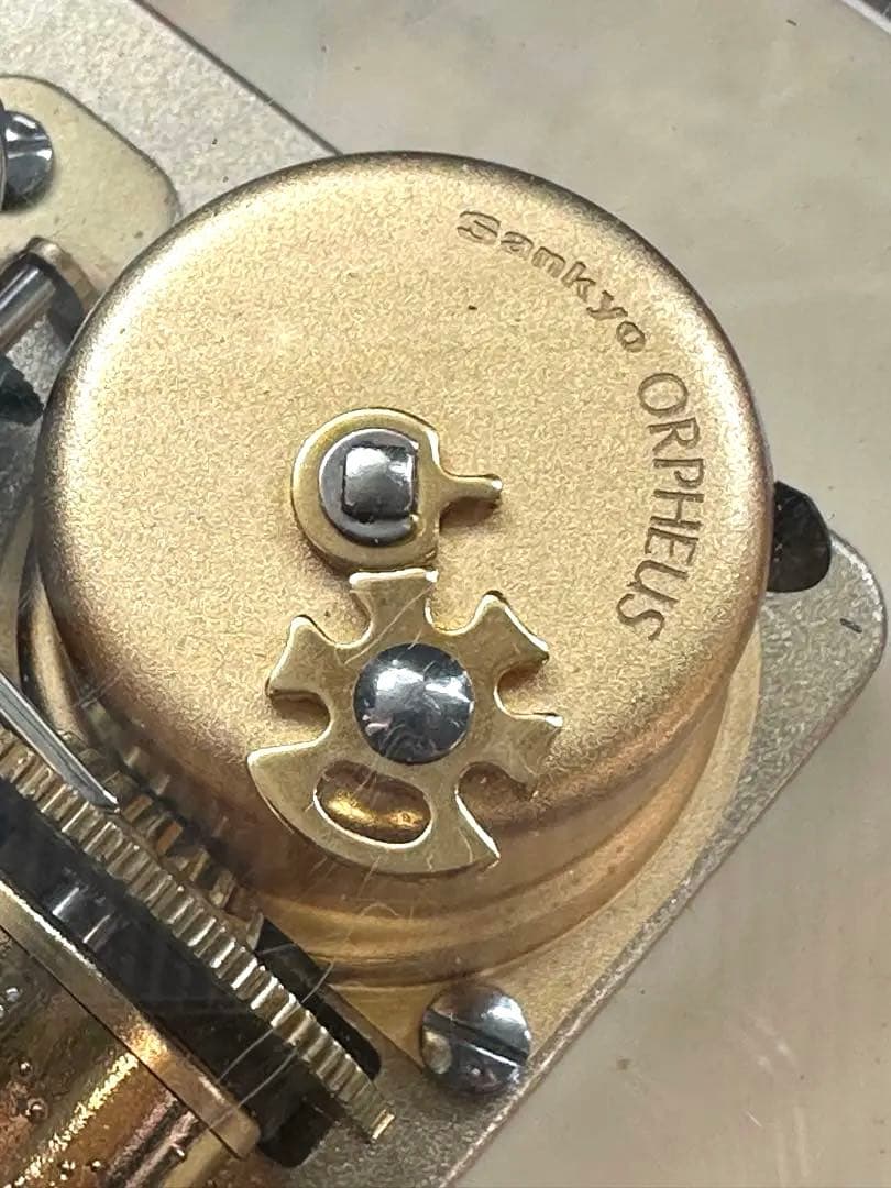 Sankyo ORPHEUS オルゴール 透明ケース付き