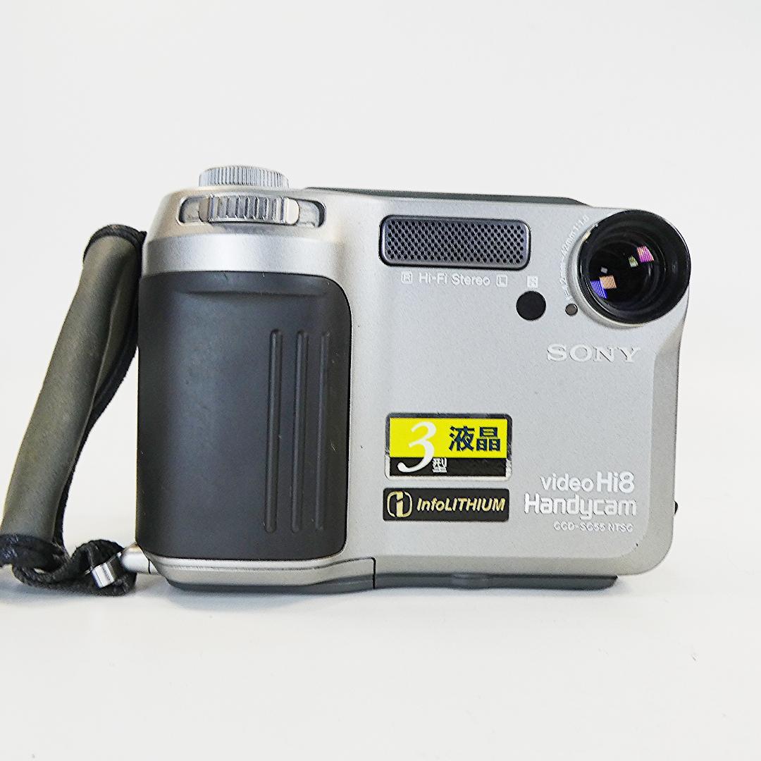ソニーCCD-SC55【動作良好】VideoHi8ビデオカメラ　ダビングに最適