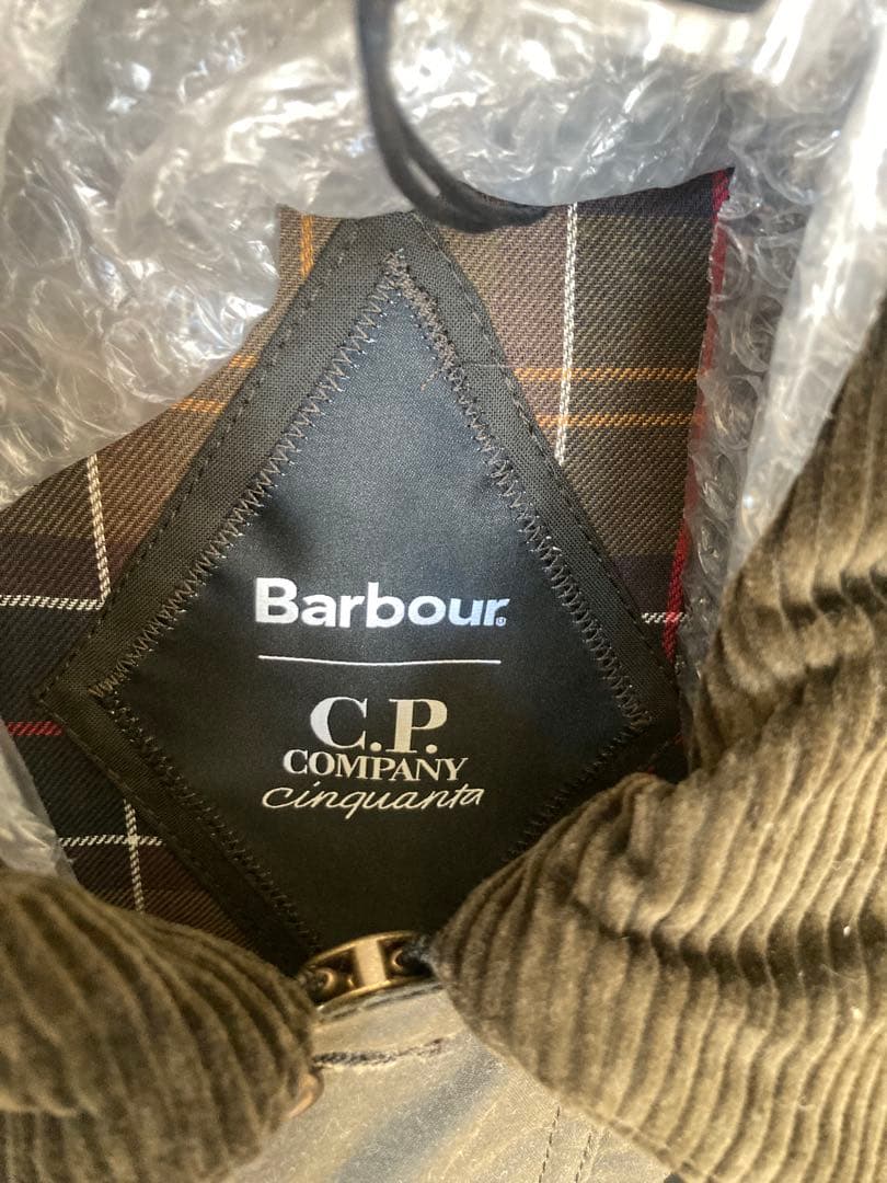 未使用　Barbour×C.P.COMPANY バブアー シーピーカンパニー