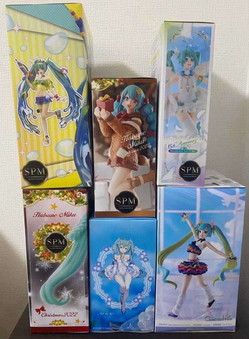 初音ミク フィギュア 6体 SPM FIGURIZM 等 まとめ売り 新品未開封