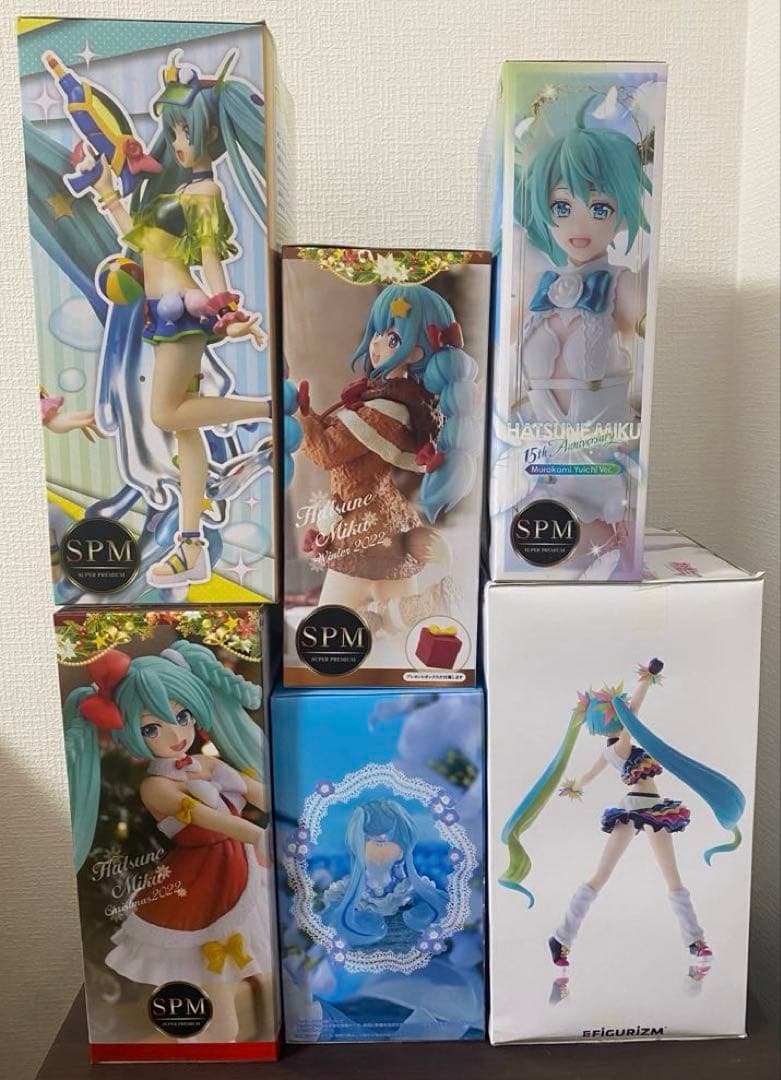 初音ミク フィギュア 6体 SPM FIGURIZM 等 まとめ売り 新品未開封