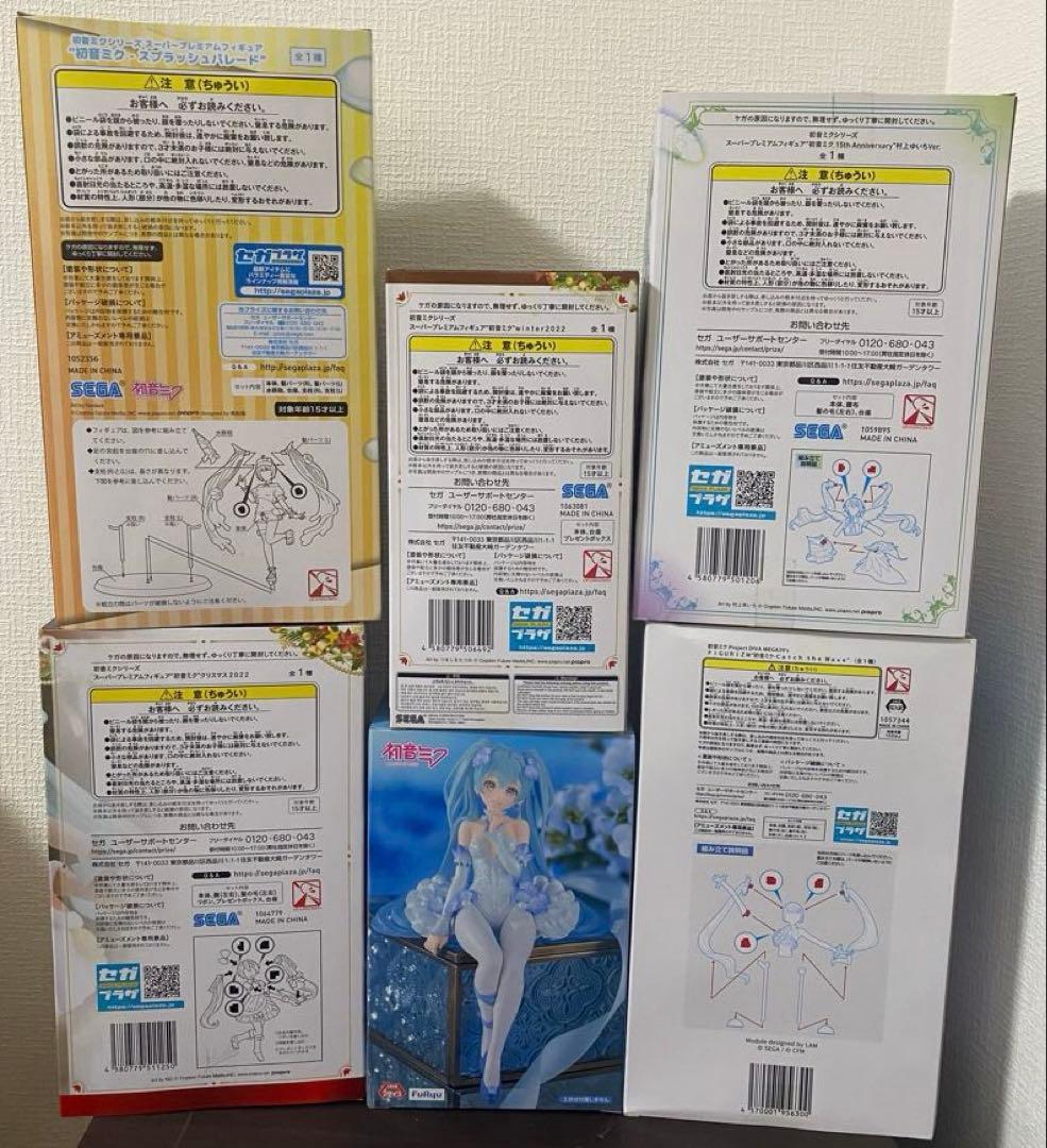 初音ミク フィギュア 6体 SPM FIGURIZM 等 まとめ売り 新品未開封