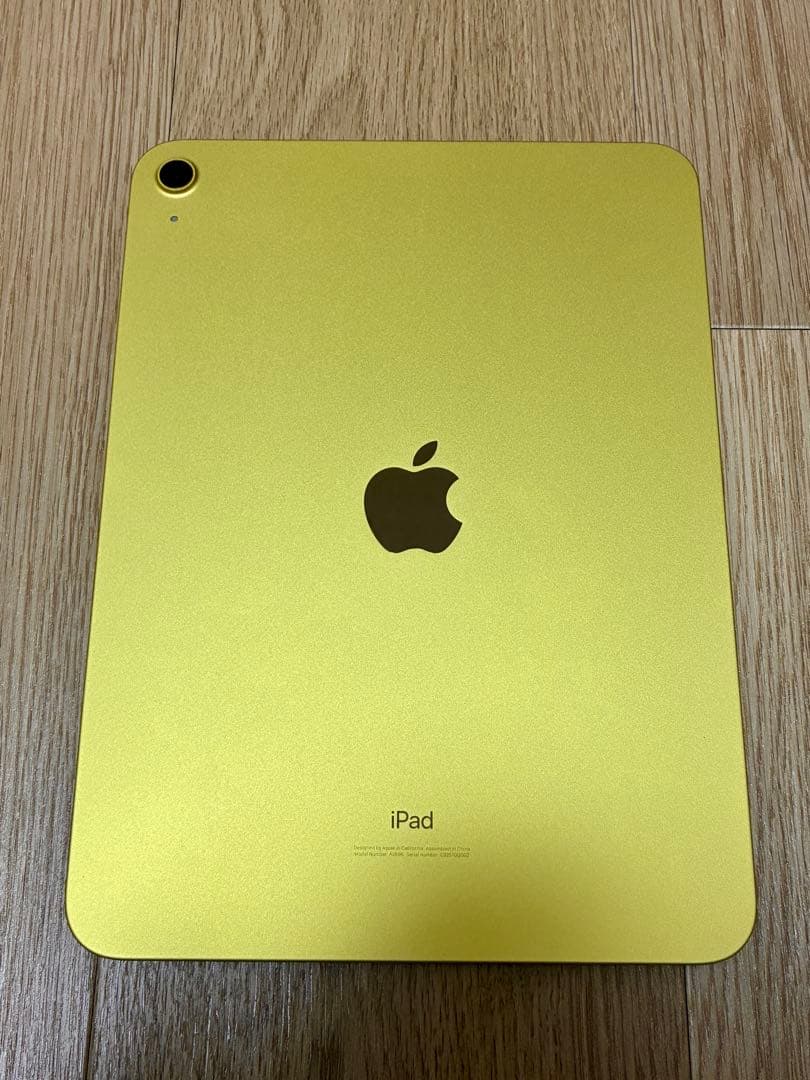 iPad 第10世代 10.9インチ 64GB Wi-Fiモデル イエロー