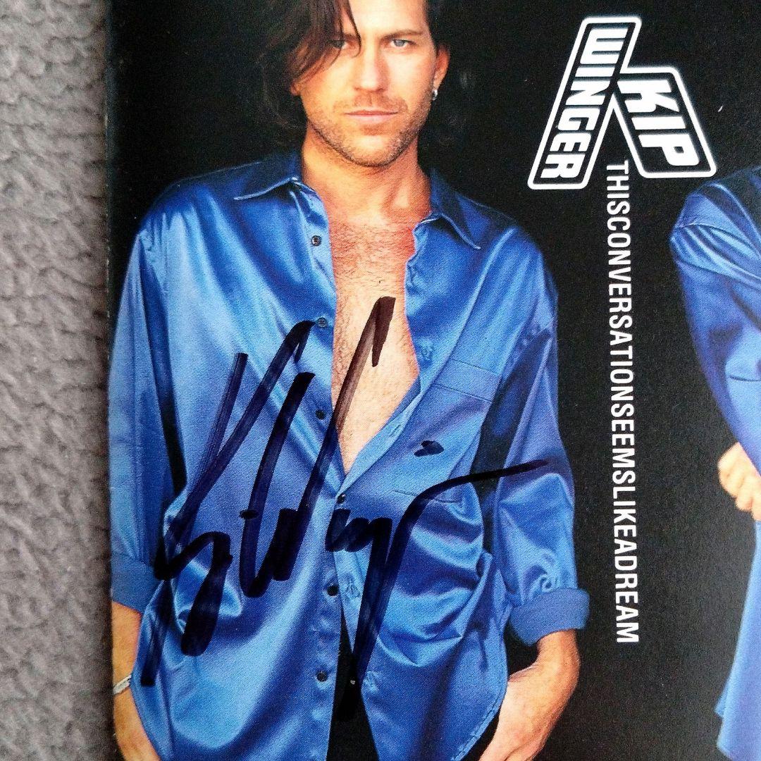 キップ・ウィンガー Kip Winger 直筆サイン入り CD Solo