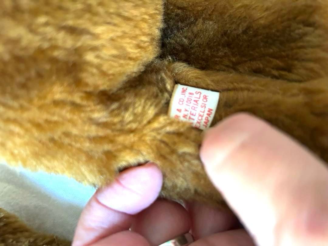 ヴィンテージ　日本製　チンパンジーのぬいぐるみ　お猿さん　昭和レトロ