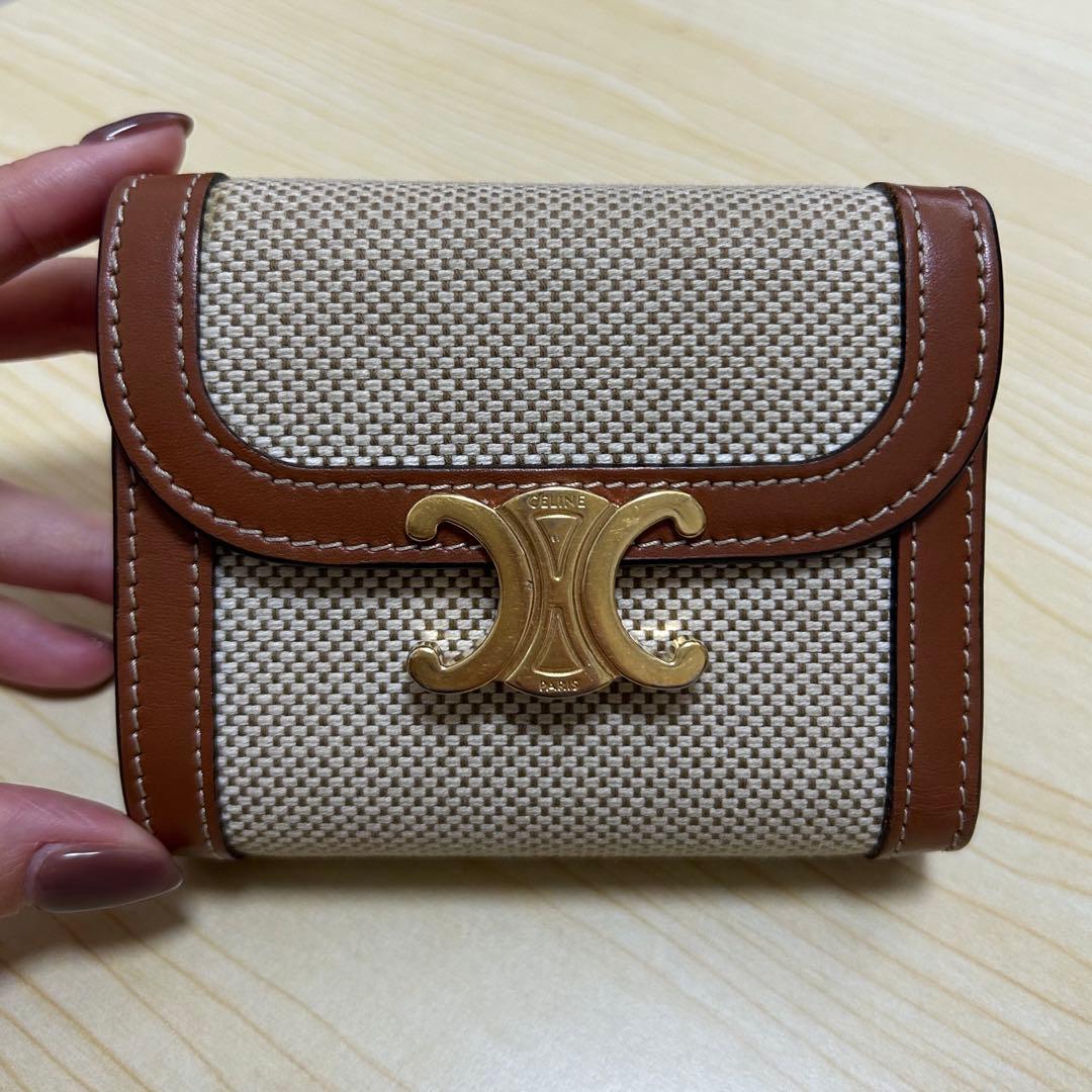 【最終値下げ】CELINE スモールフラップウォレット トリオンフ