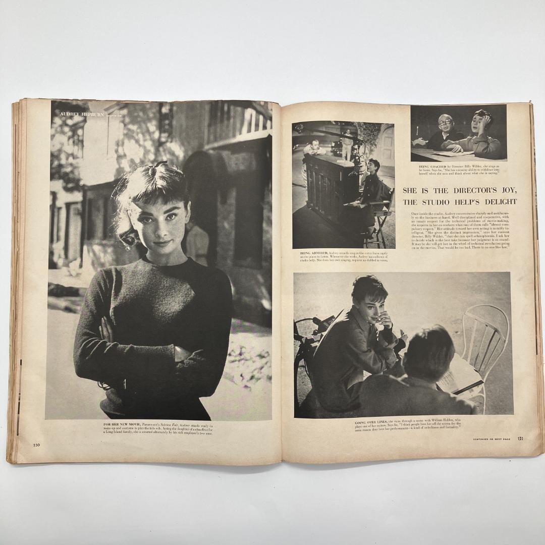 LIFE誌 1953年 オードリーヘップバーン表紙 USA版 ビンテージ