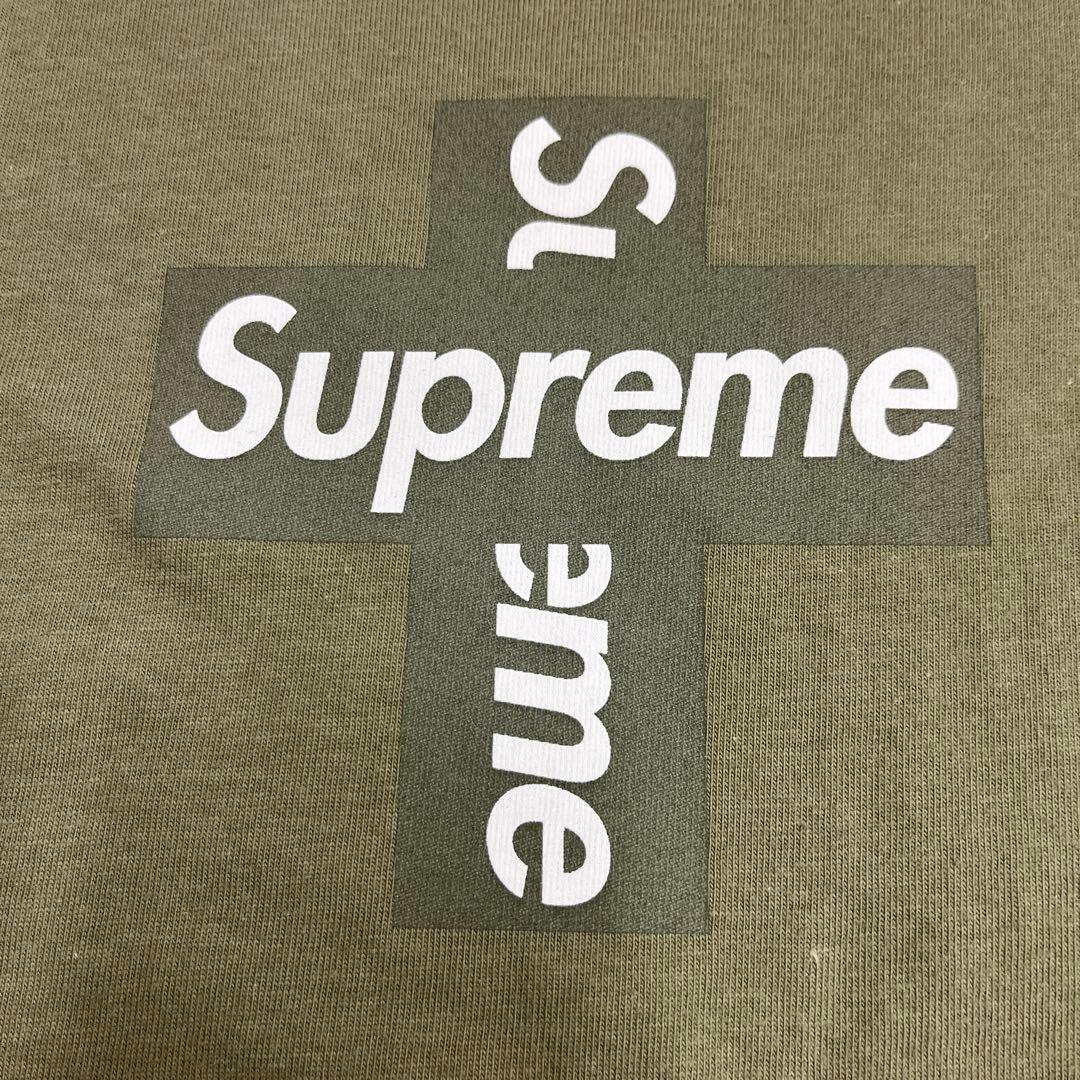 トップス knmen127-0811Supreme 20AWCROSS BOXLOGTee