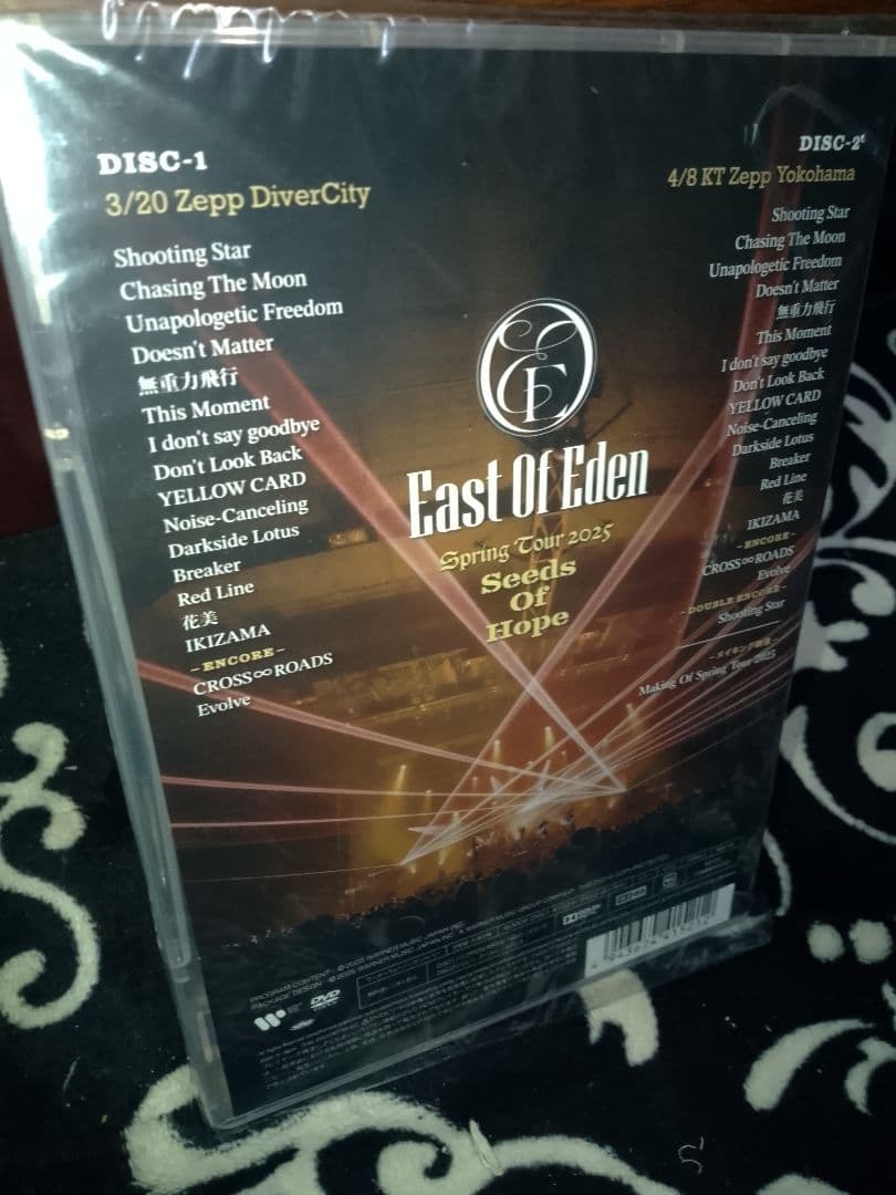 East of Eden　DVD 2025seeds of Hope
