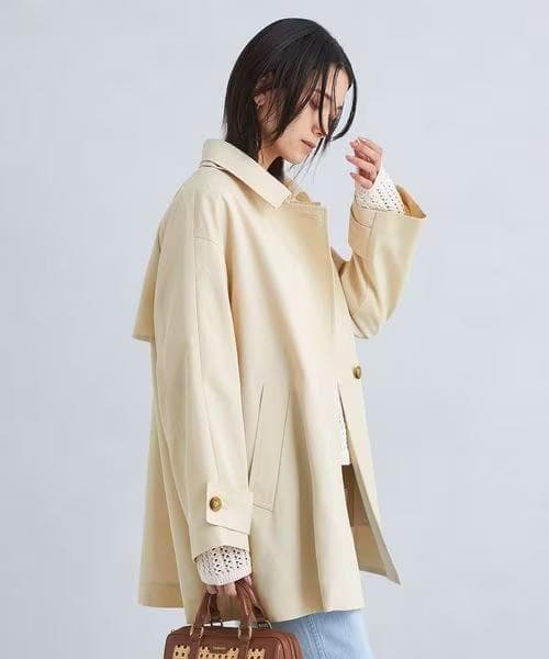 【やや美品／green label relaxing】テントラインミドルコート