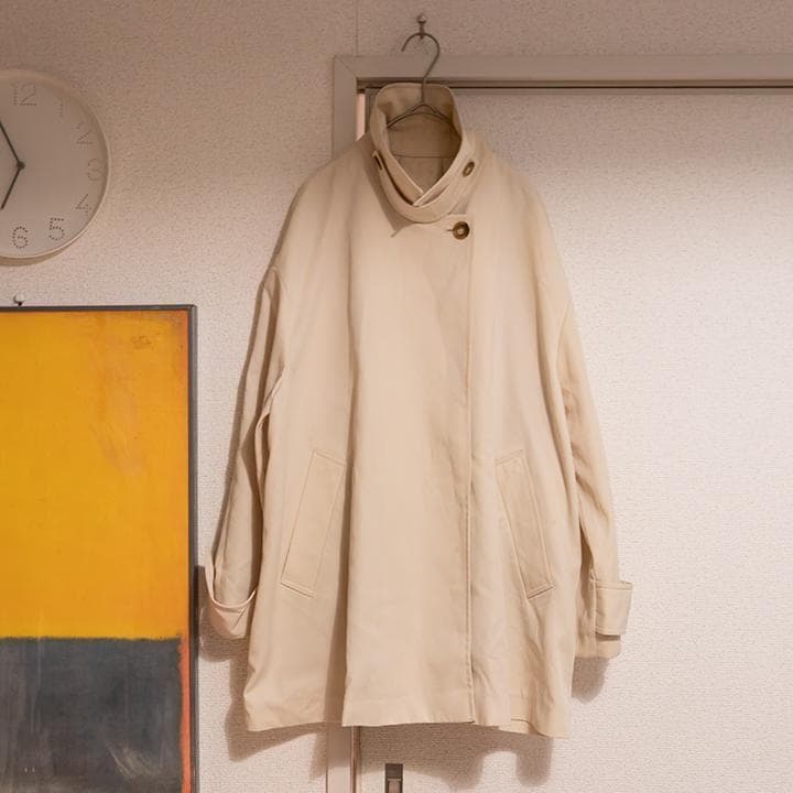 【やや美品／green label relaxing】テントラインミドルコート