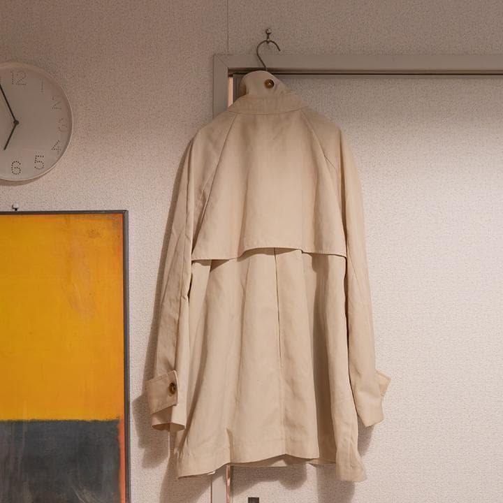 【やや美品／green label relaxing】テントラインミドルコート