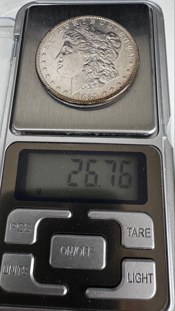 1885年Silver Morgan Dollar $1 モルガンダラー