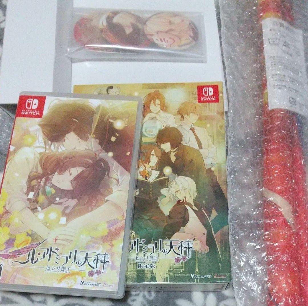 ニル・アドミラリの天秤 色ドリ撫子泡沫のユークロニアtraiiタペストリー 缶バ