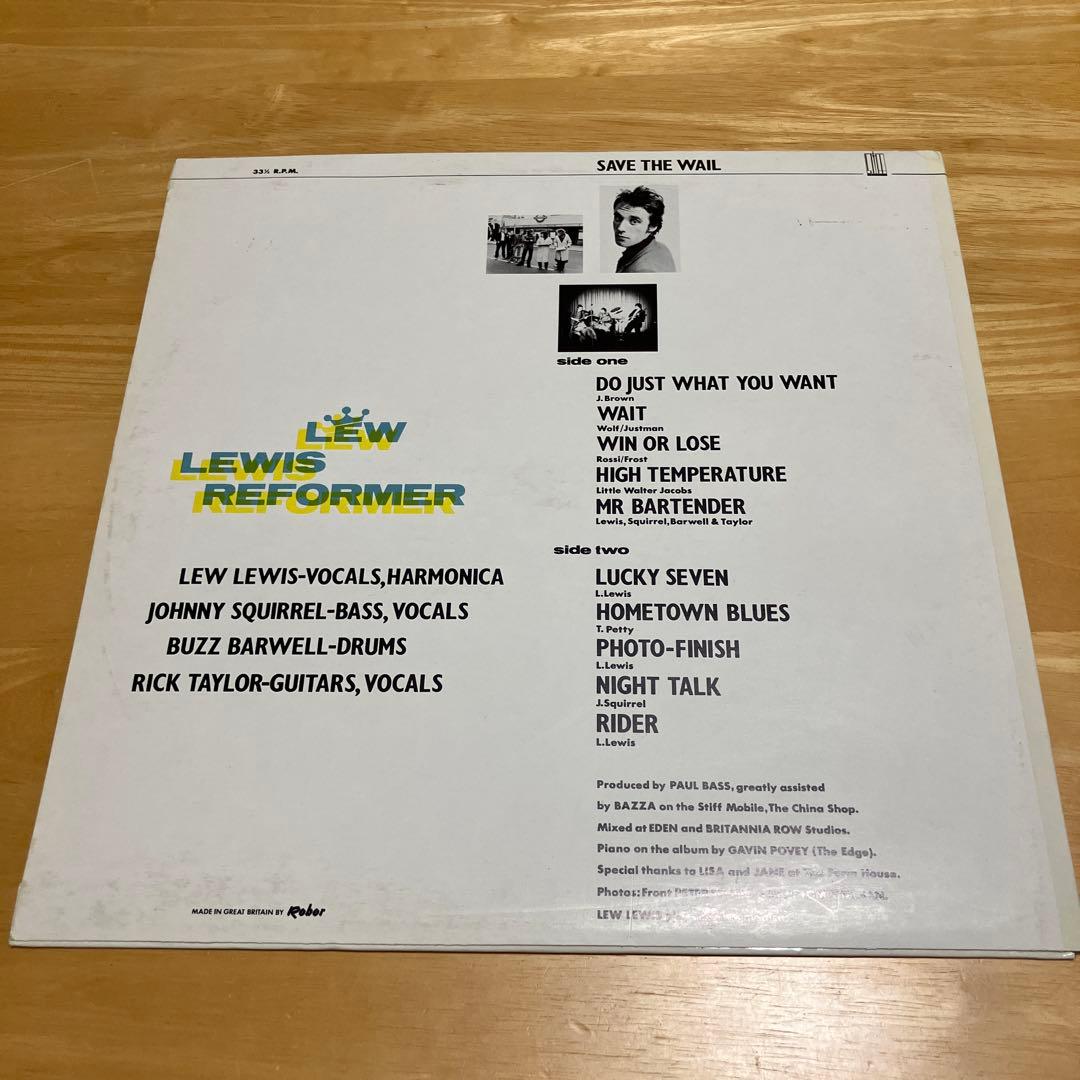 LEW LEWIS SAVE THE WAIL オリジナル盤 ルールイス