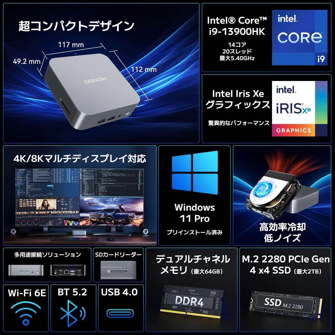 未開封　GEEKOM GT13 Pro 2025 Edition ミニPC
