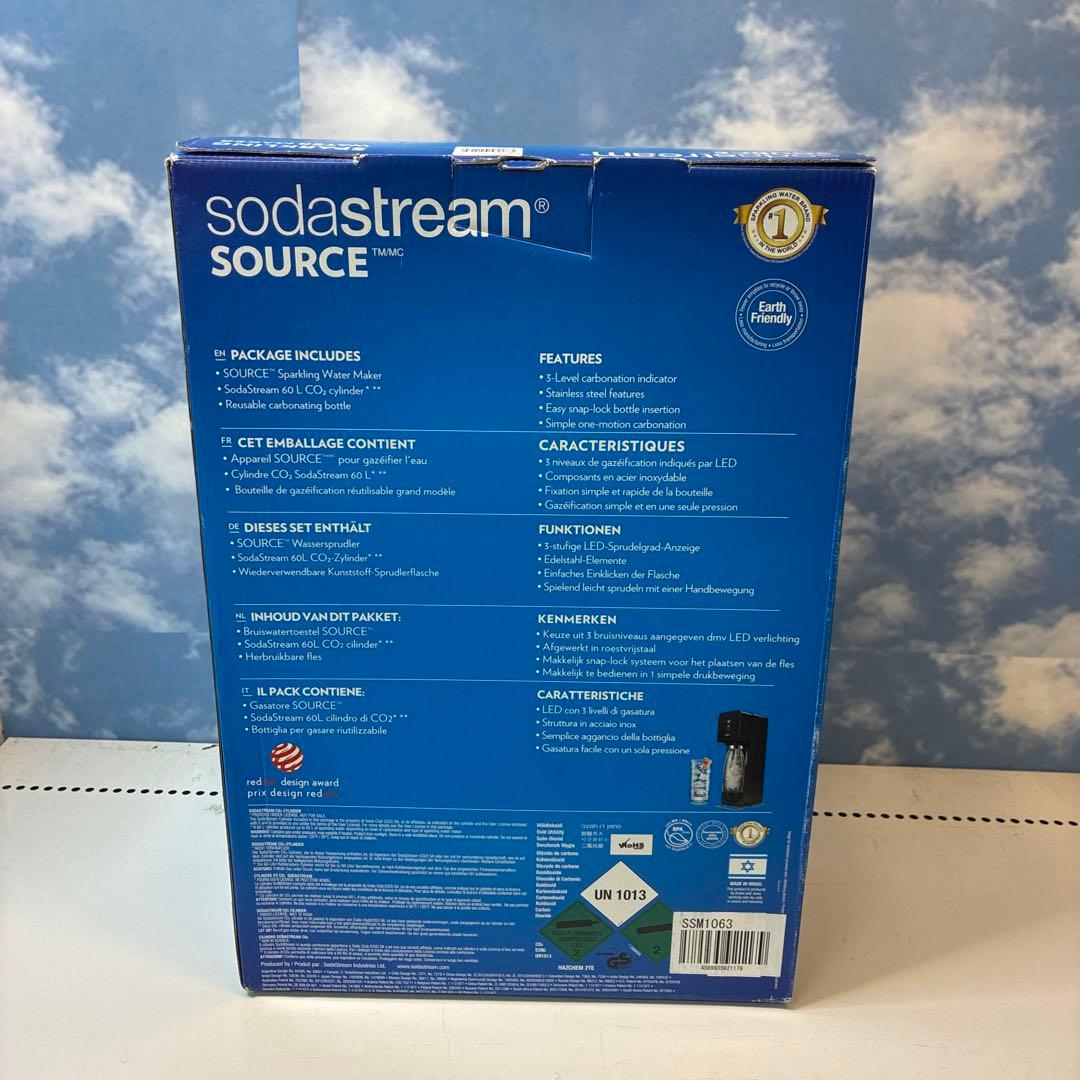 SodaStream Source 炭酸水メーカー ブラック