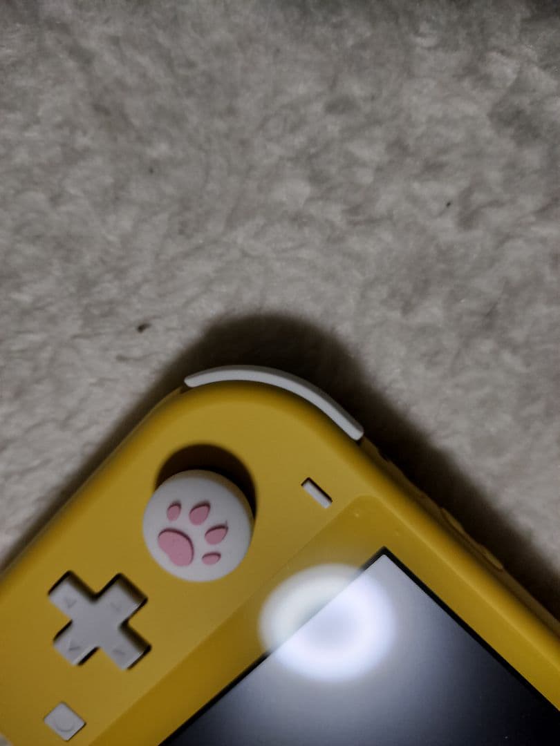 動作品NintendoSwitch Liteイエローアダプタ肉球スティック