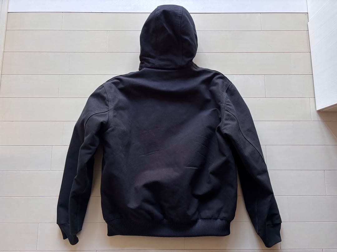 アメリカ製　carhartt カーハート　アクティブジャケット　M 黒　USA製
