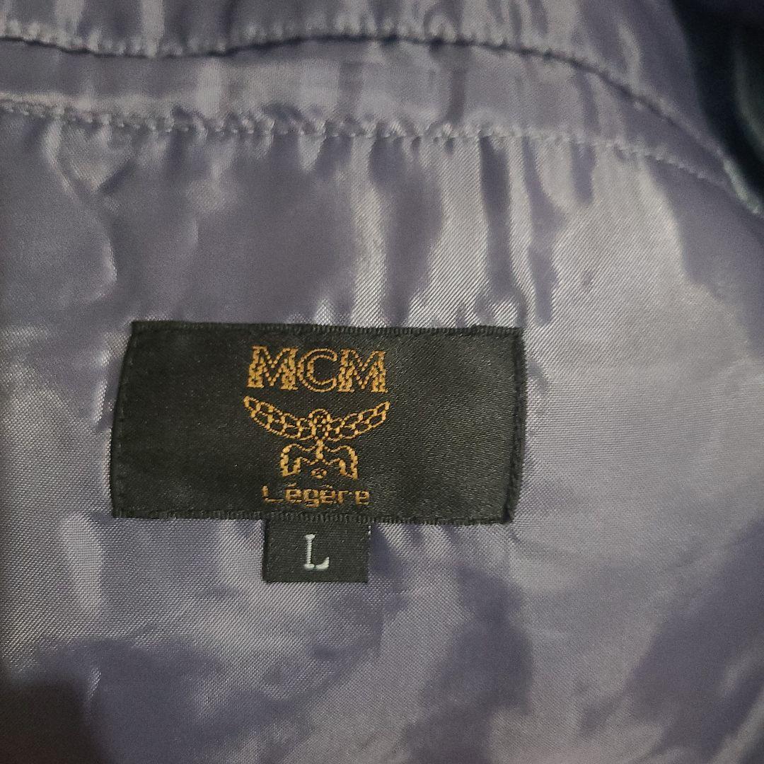 90s MCM デニムセットアップ　インディゴ　トラウザーズ