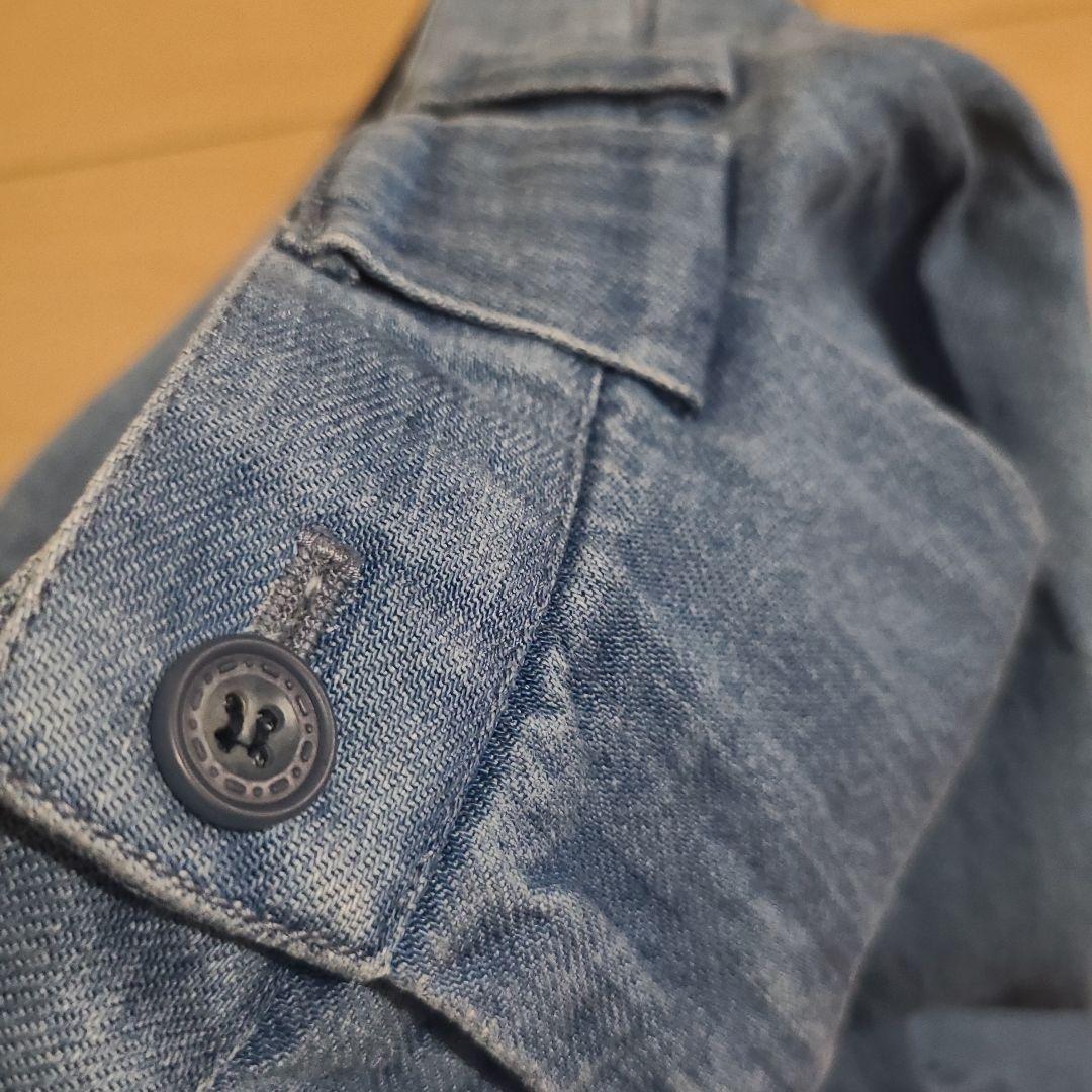 90s MCM デニムセットアップ　インディゴ　トラウザーズ