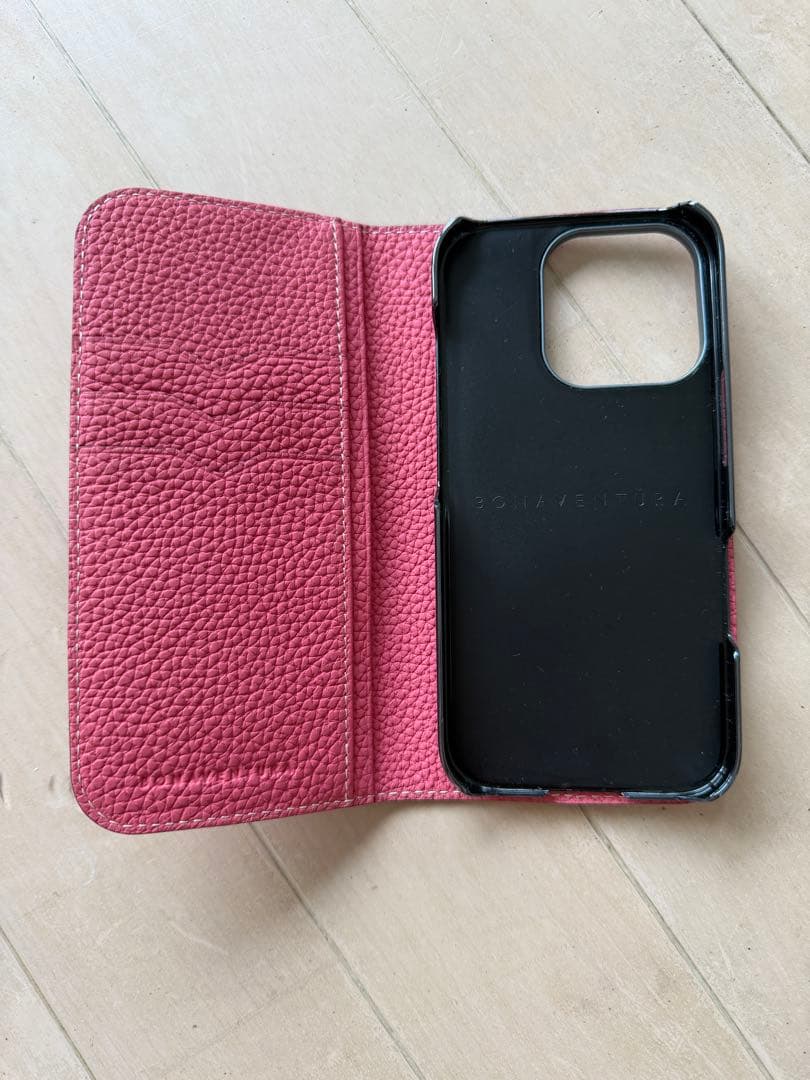 BONAVENTURA iPhone16pro レザーダイヤリーケース
