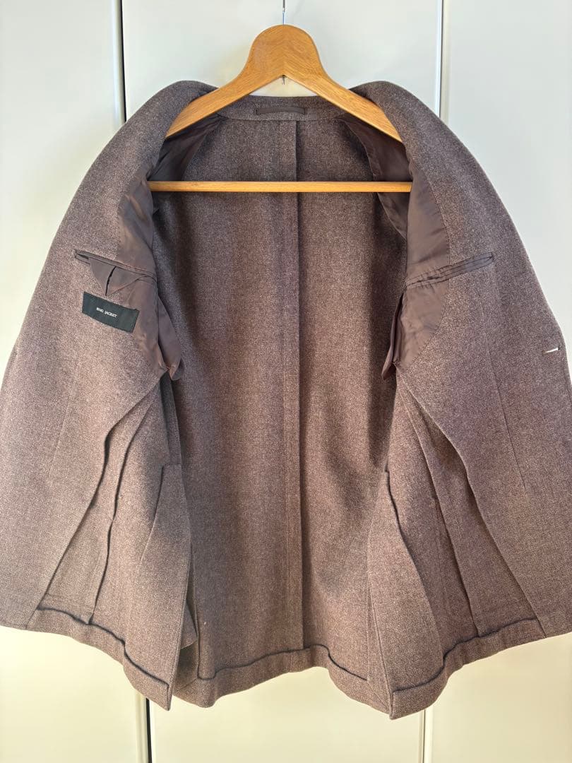 美品RING JACKETリングヂャケット ウールジャケット46ブラウン 日本製