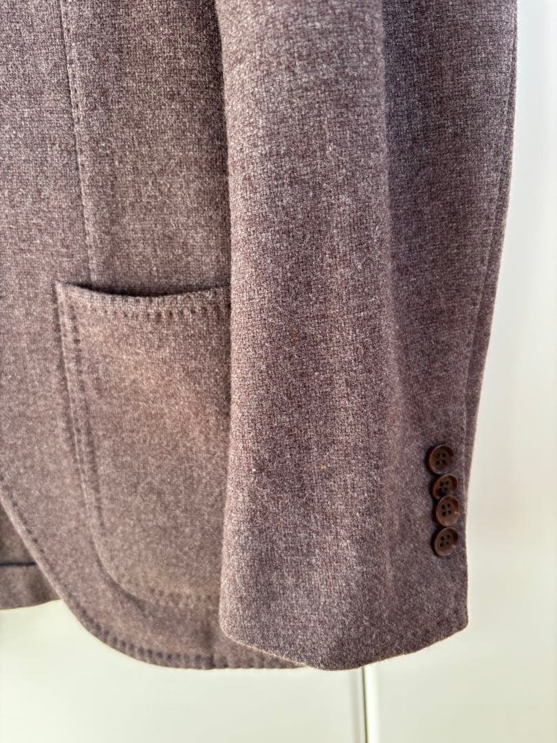 美品RING JACKETリングヂャケット ウールジャケット46ブラウン 日本製