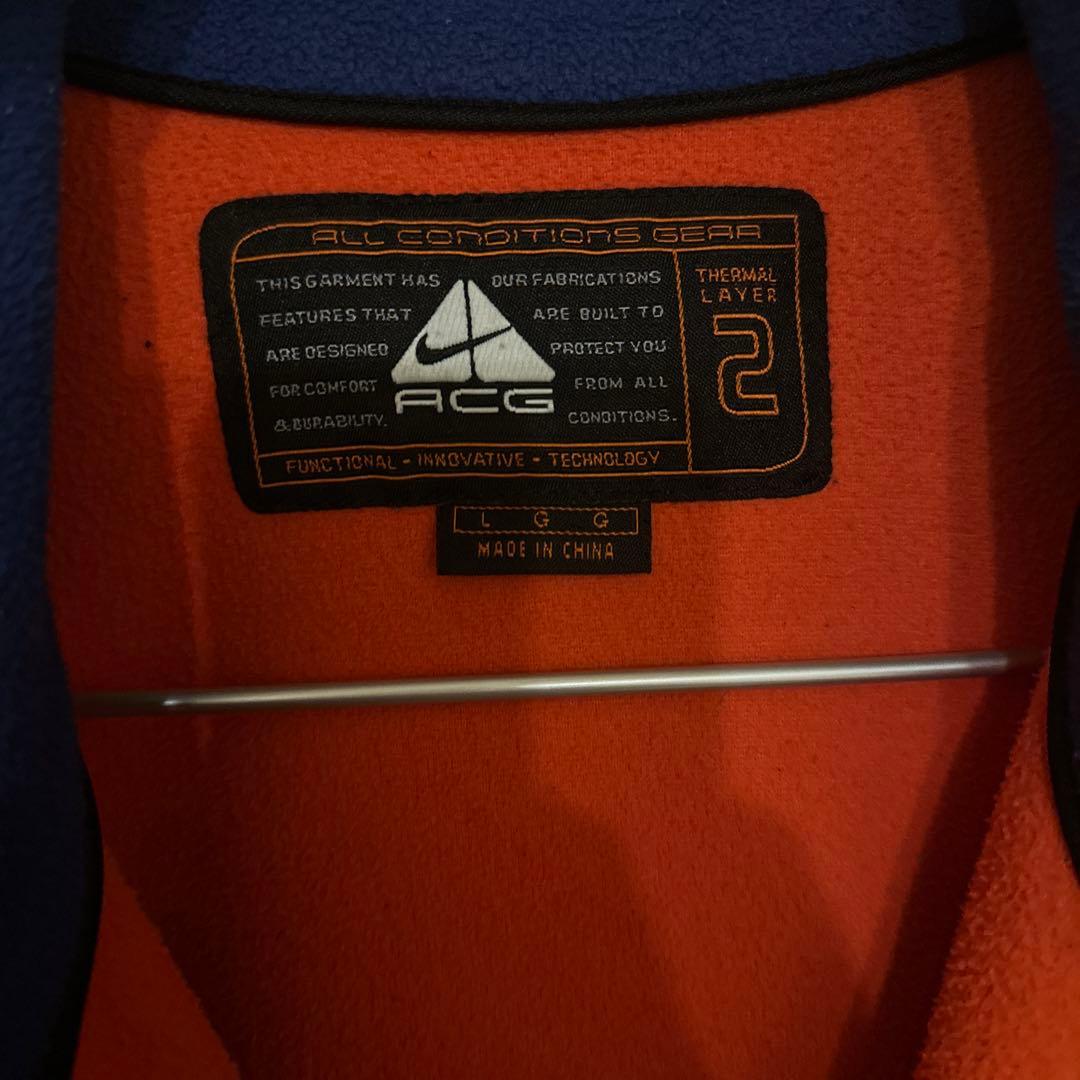 まさし　ナイキ ACG ベスト オレンジ