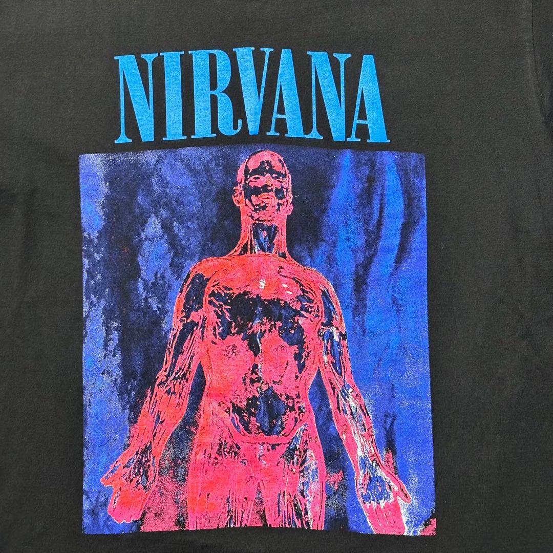 NIRVANA SLIVER バンドTシャツ ブラック