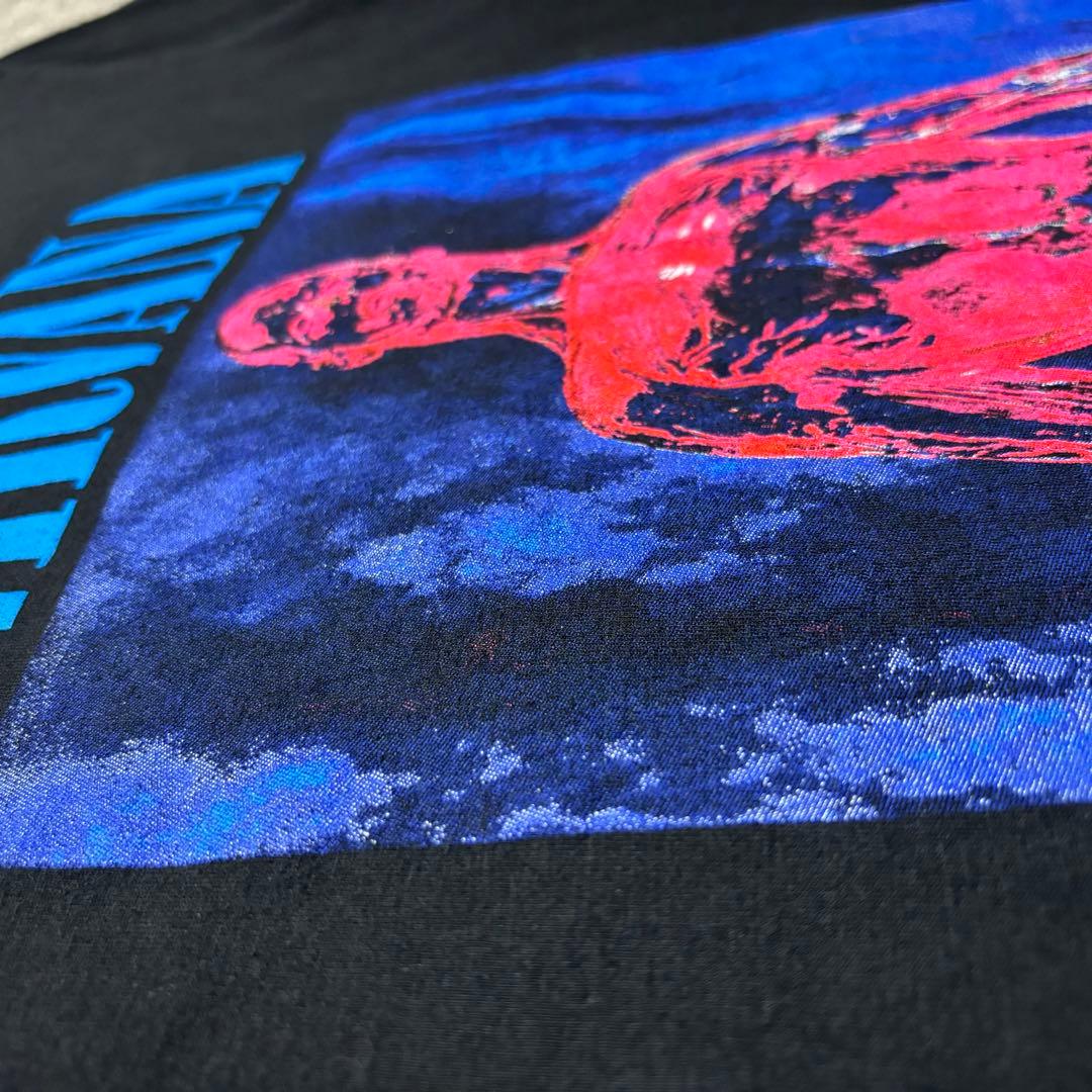 NIRVANA SLIVER バンドTシャツ ブラック