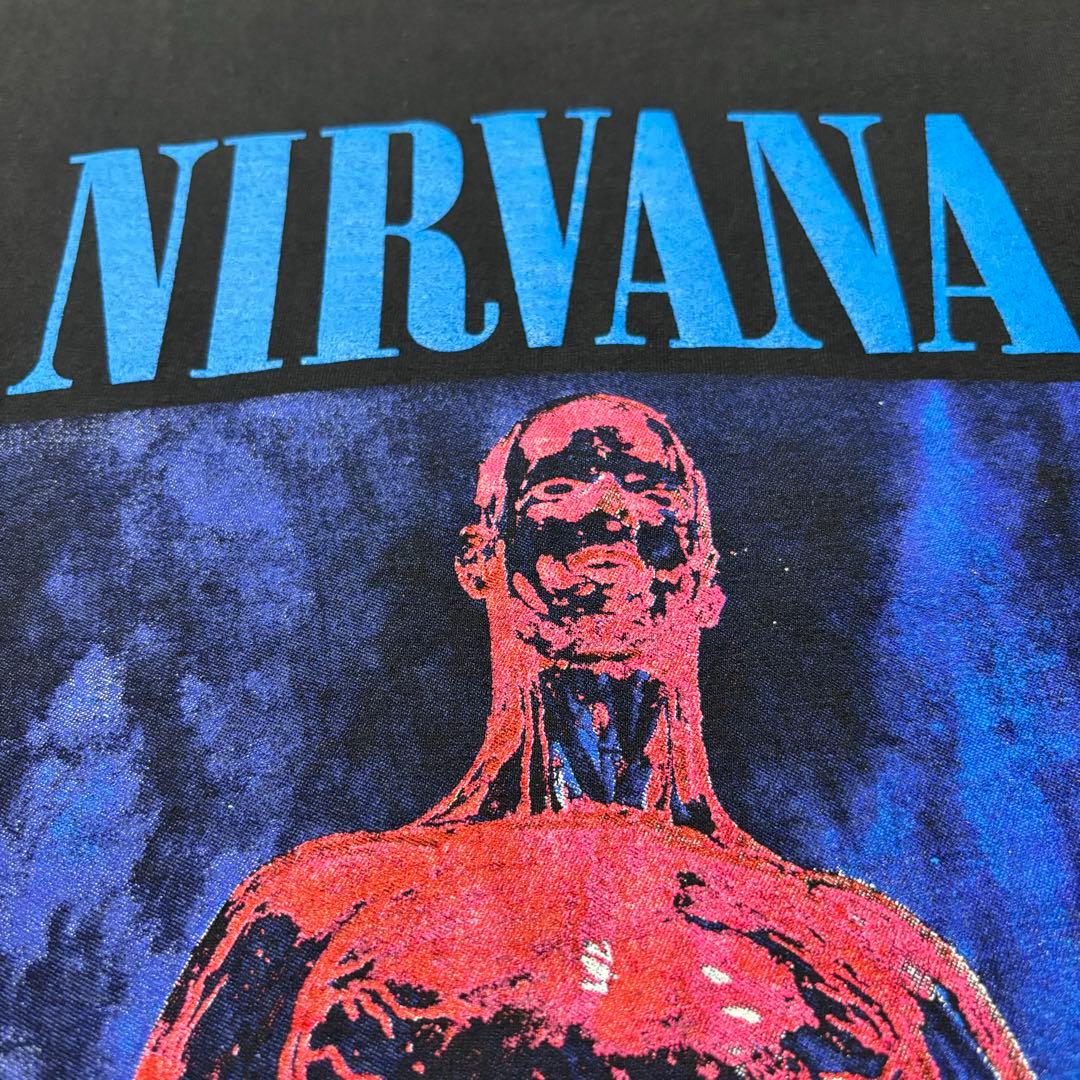 NIRVANA SLIVER バンドTシャツ ブラック