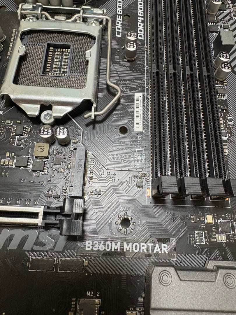 intel i5 9400F➕MSI B360M MORTARマザーボード動作品