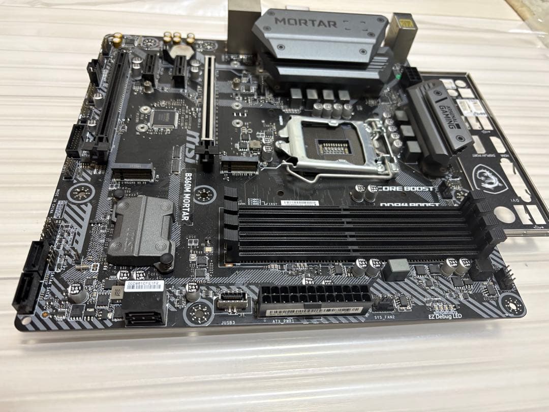 intel i5 9400F➕MSI B360M MORTARマザーボード動作品