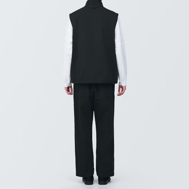 【MUJI Labo ムジラボ】燃えにくい素材を使ったベスト（ブラック）