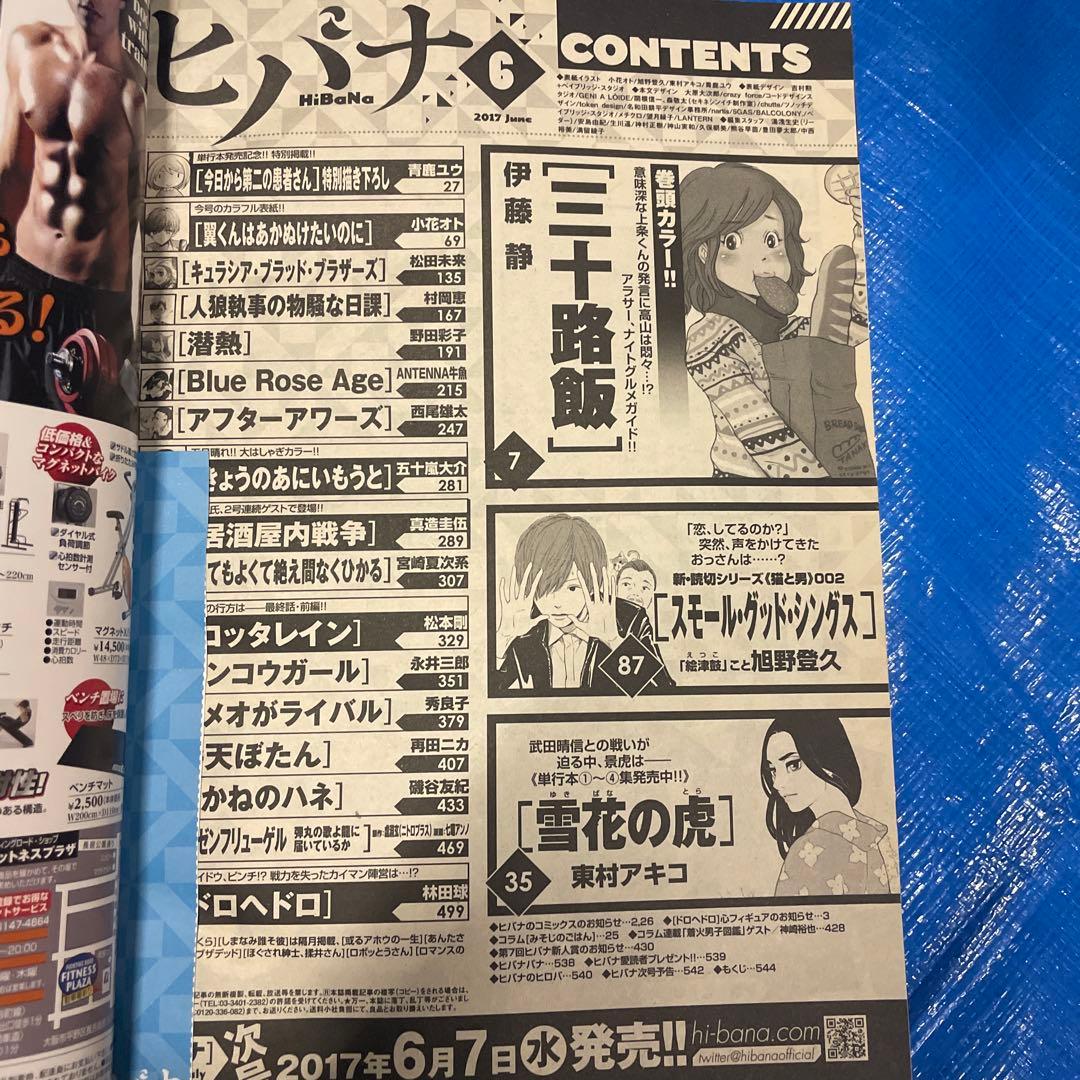 月刊ヒバナ 2017年6月号 ドロヘドロ掲載 青年雑誌 月刊IKKI イッキ