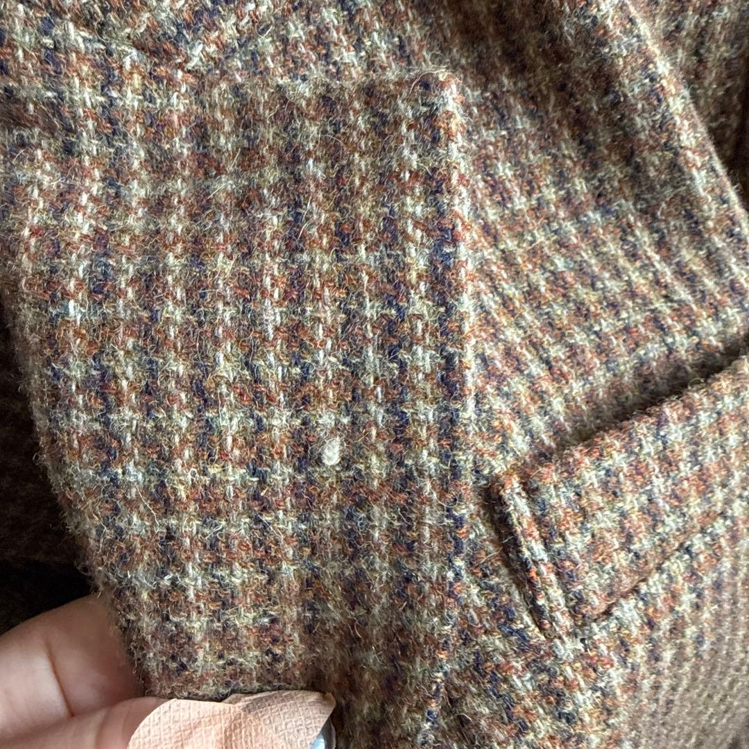 ジャケット・アウター Wool100%CheckJacket
