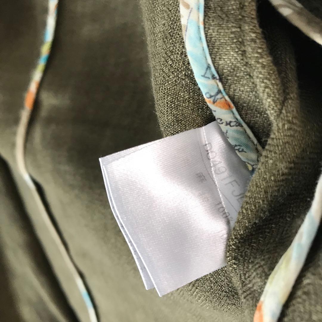 ジャケット・アウター papas linen jacket khaki dr