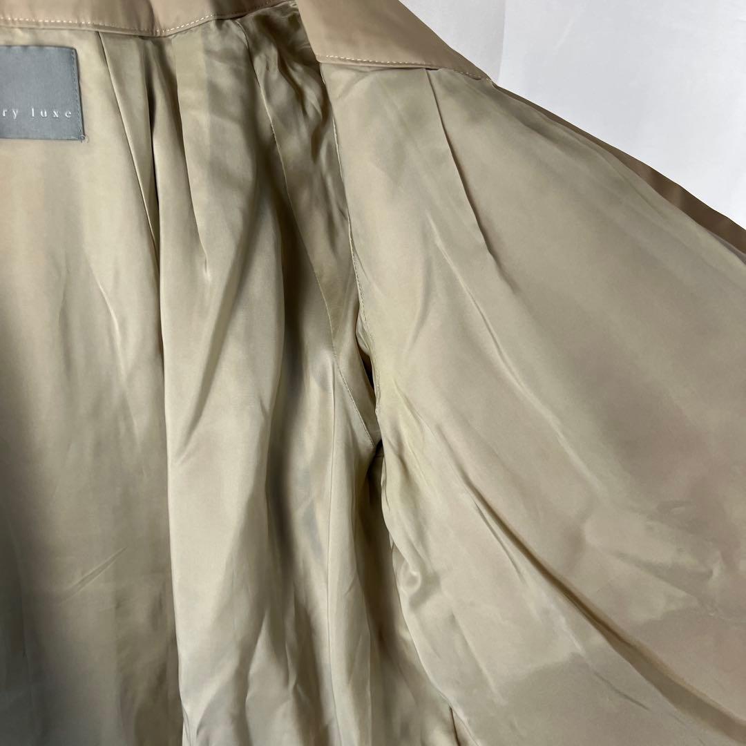 Theory luxe セオリーリュクス トレンチコート ベージュ 38 ベルト