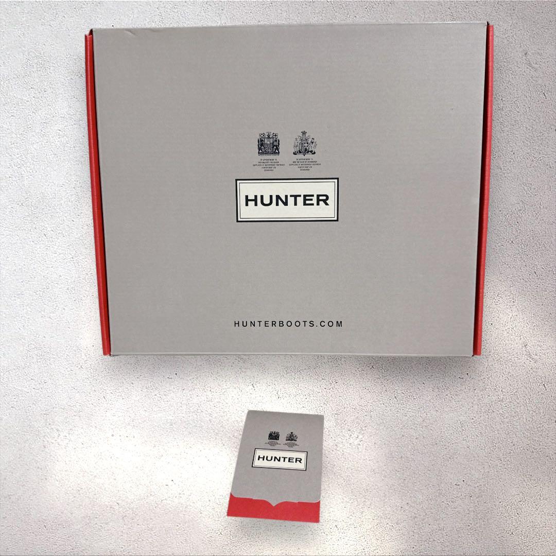 美品 HUNTER ハンター サイドゴア レインブーツ UK5 ブラック