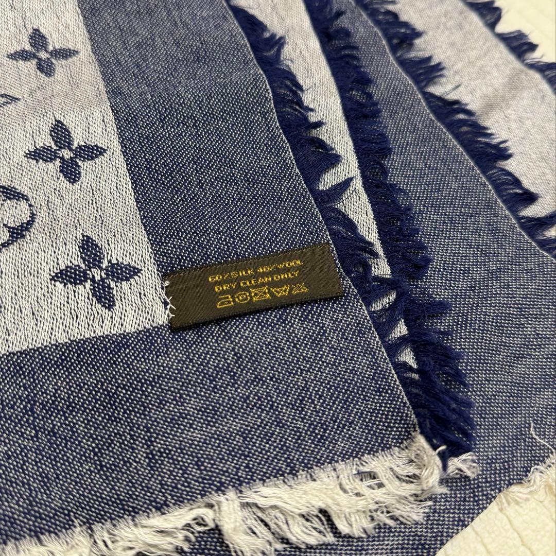 Louis Vuitton ルイヴィトン モノグラム デニム ストール