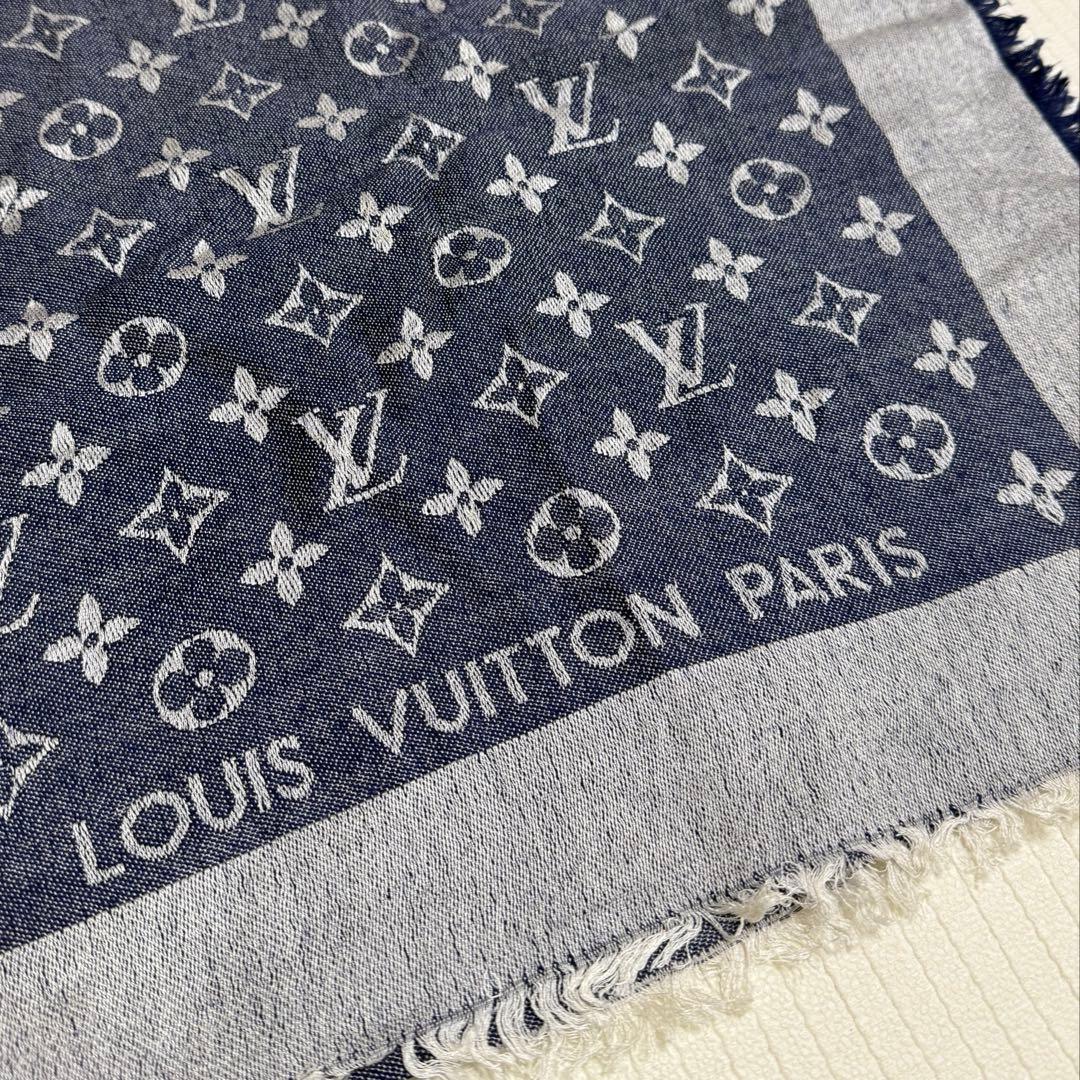 Louis Vuitton ルイヴィトン モノグラム デニム ストール